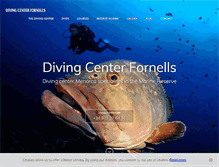 Tablet Screenshot of divingfornells.com